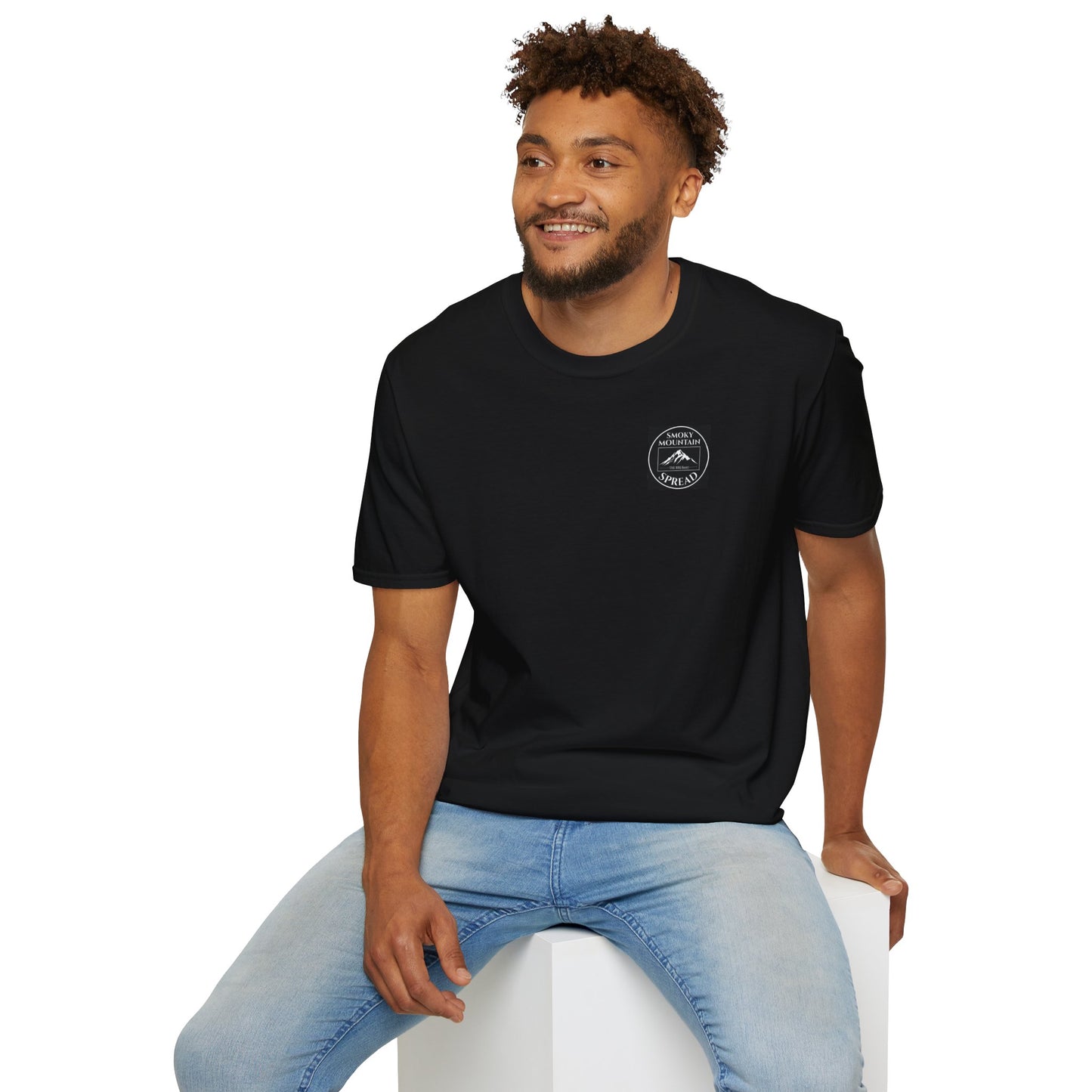 God Family BBQ T-Shirt — Faith & Smoking Meats Tee for Grill Masters